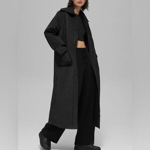 Alo Yoga Quilted Skyline Long Coat